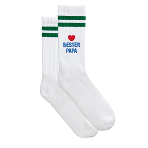 Sportsocken "Bester Papa" von meinherzschlag – Produktbild 2 von 6.