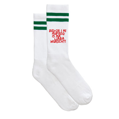 Sportsocken &quot;Bevor i mi aufreg ...&quot;