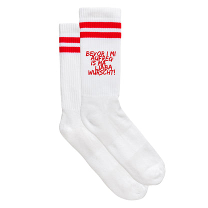 Sportsocken &quot;Bevor i mi aufreg ...&quot;