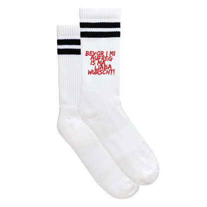 Sportsocken &quot;Bevor i mi aufreg ...&quot;