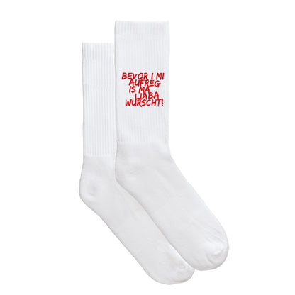 Sportsocken &quot;Bevor i mi aufreg ...&quot;