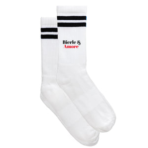Sportsocken "Bierle & Amore" von meinherzschlag – Produktbild 1 von 6.