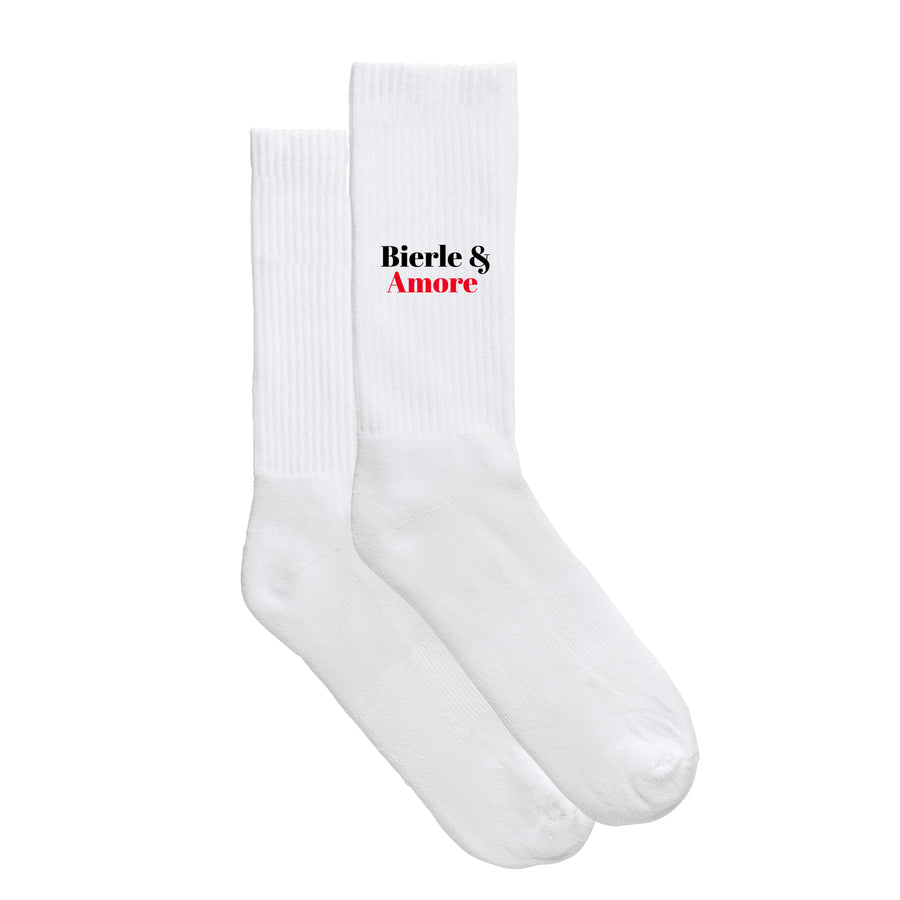 Sportsocken "Bierle & Amore" von meinherzschlag – Produktbild 4 von 6.