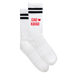 Sportsocken "CIAO KAKAO" von meinherzschlag – Produktbild 3 von 6.