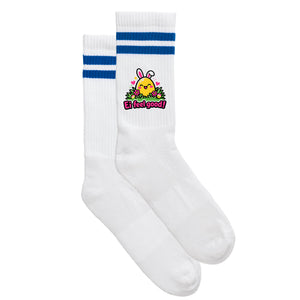Sportsocken "Ei feel good!" von meinherzschlag – Produktbild 1 von 6.