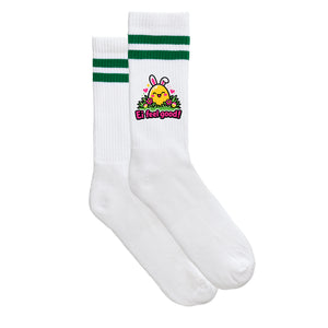 Sportsocken "Ei feel good!" von meinherzschlag – Produktbild 2 von 6.
