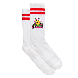 Sportsocken "Ei feel good!" von meinherzschlag – Produktbild 3 von 6.