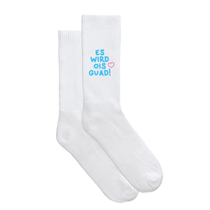 Sportsocken "Es wird ois guad!"