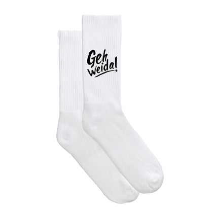 Sportsocken &quot;Geh weida!&quot;