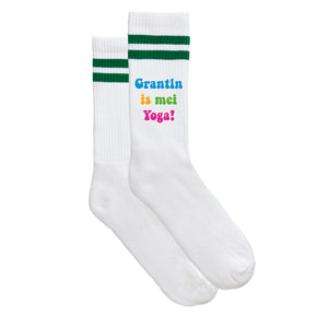 Sportsocken "Grantln is mei Yoga!" - meinherzschlag.de