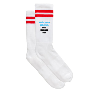 Sportsocken "Hoiz kann arbeitn!"