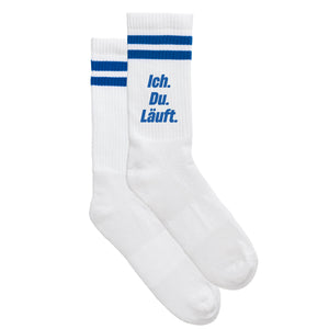 Sportsocken "Ich. Du. Läuft." von meinherzschlag – Produktbild 2 von 6.