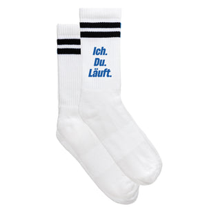 Sportsocken "Ich. Du. Läuft." von meinherzschlag – Produktbild 4 von 6.