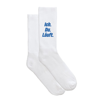 Sportsocken "Ich. Du. Läuft."