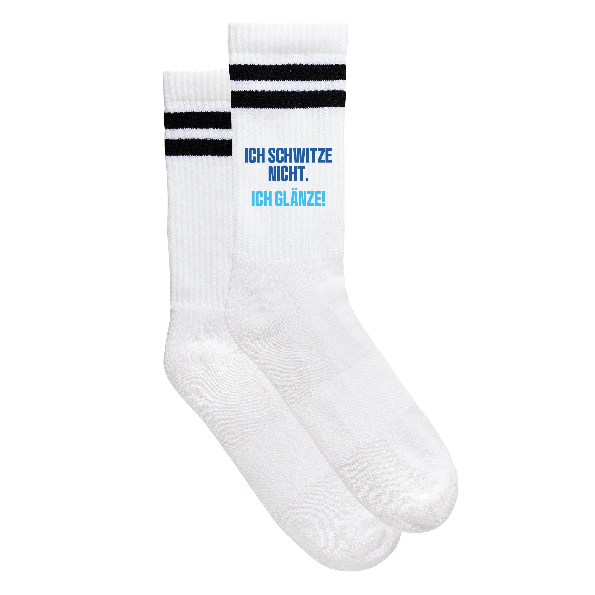 Sportsocken &quot;Ich schwitze nicht. Ich glänze.&quot;