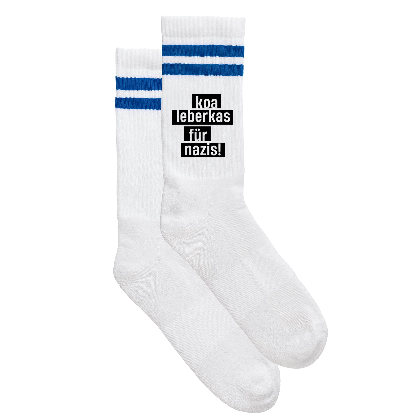 Sportsocken "Koa Leberkas für Nazis" - meinherzschlag.de