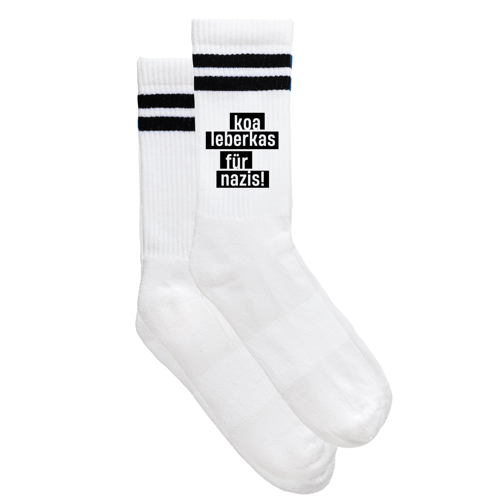 Sportsocken "Koa Leberkas für Nazis" - meinherzschlag.de