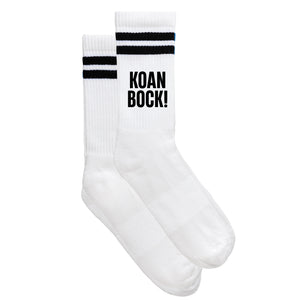 Sportsocken "KOAN BOCK!" von meinherzschlag – Produktbild 1 von 6.
