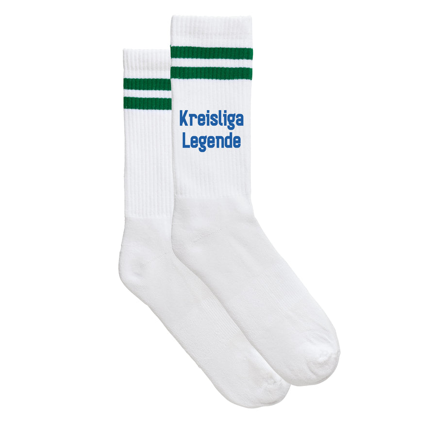 Sportsocken "Kreisliga Legende" - meinherzschlag.de