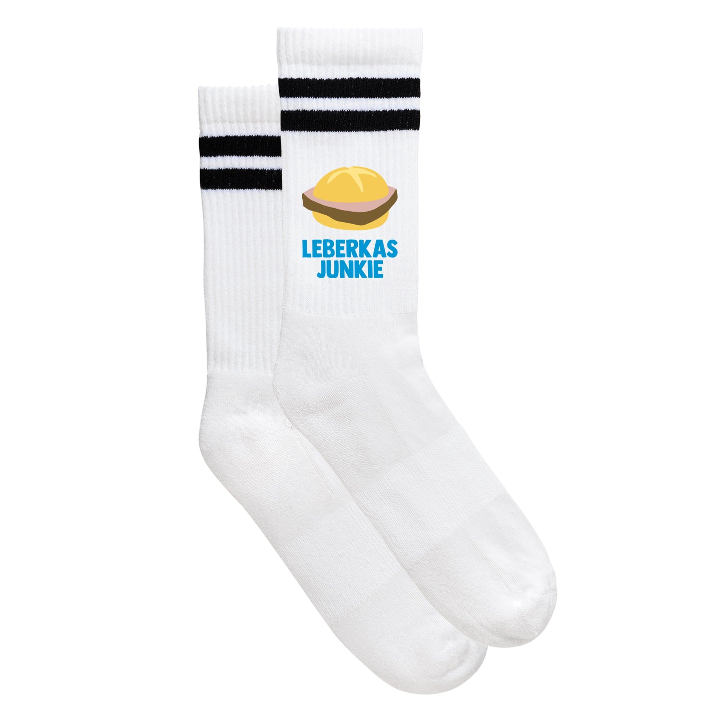 Sportsocken "Leberkasjunkie" - meinherzschlag.de