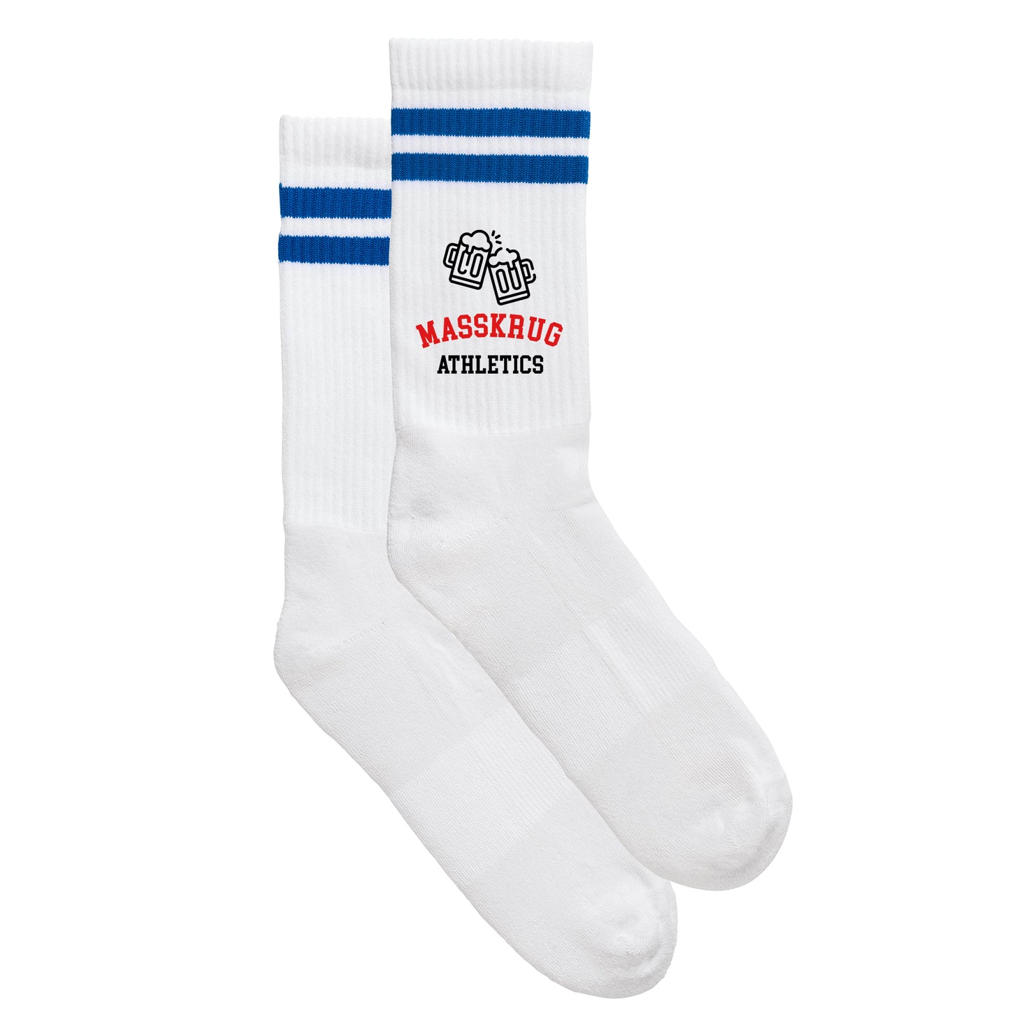 Sportsocken "Masskrug Athletics" - meinherzschlag.de