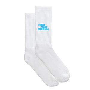 Sportsocken "Nua ned hudln." von meinherzschlag – Produktbild 1 von 6.