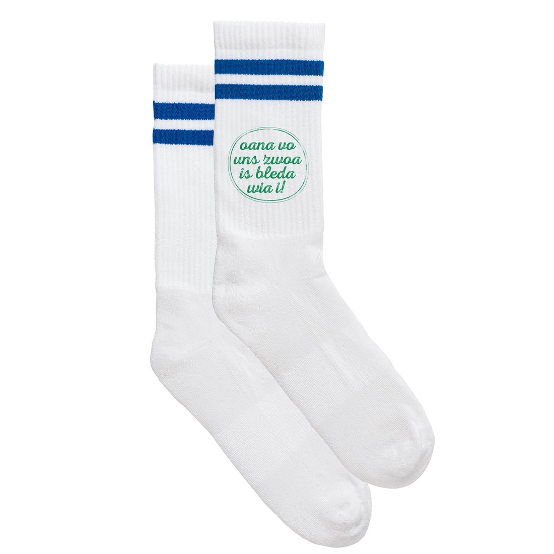 Sportsocken &quot;Oana vo uns zwoa&quot;