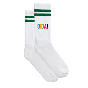 Sportsocken "OIDA bunt" von meinherzschlag – Produktbild 3 von 6.