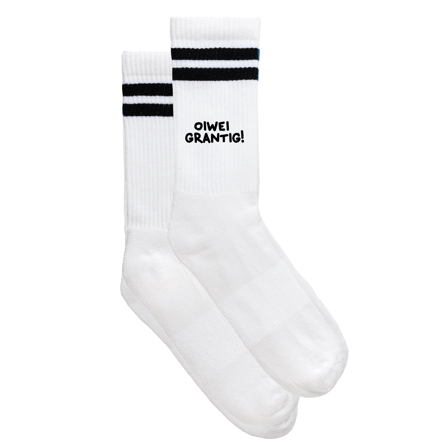 Sportsocken "oiwei grantig"