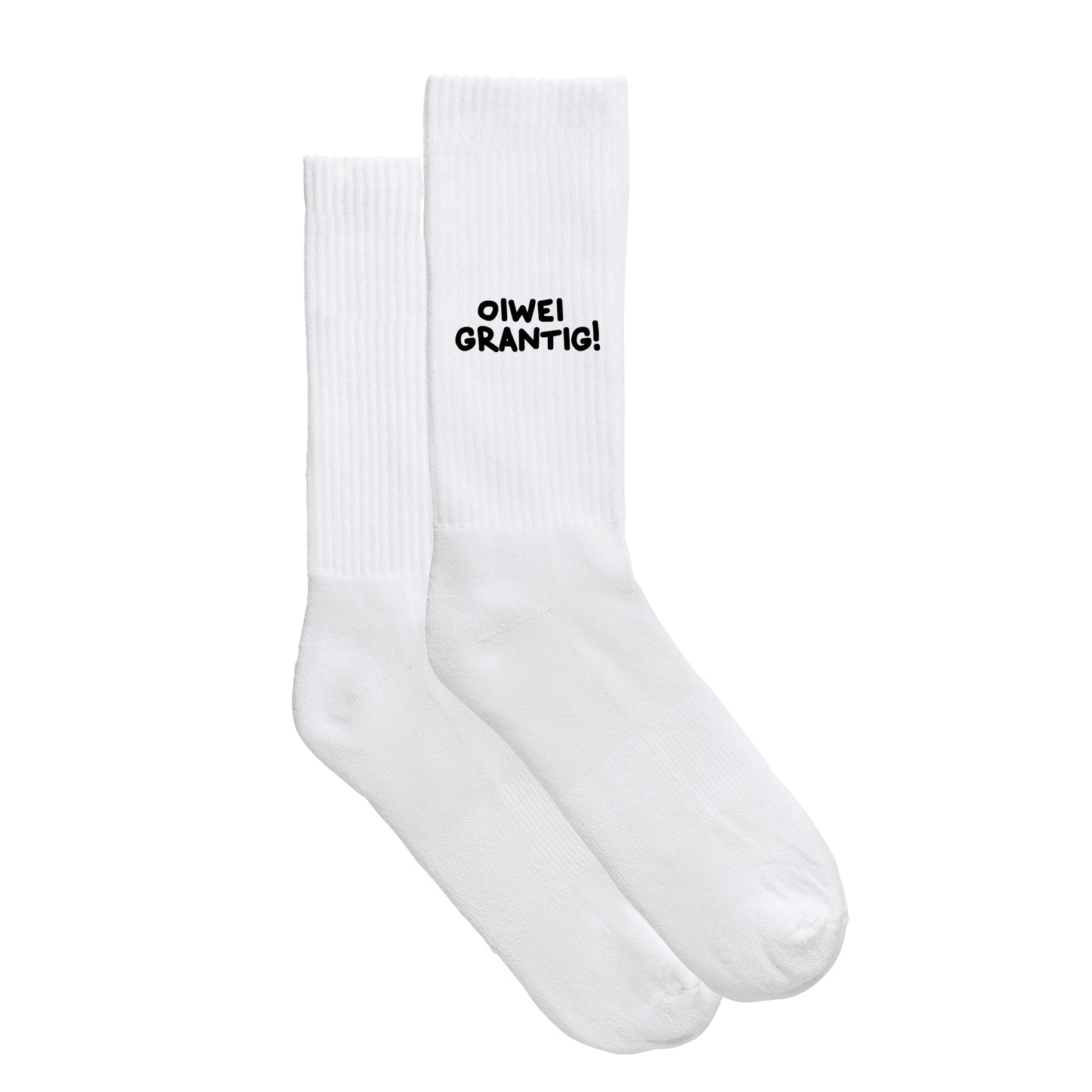 Sportsocken "oiwei grantig"