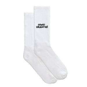 Sportsocken "oiwei grantig"