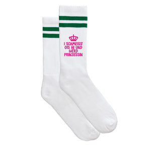 Sportsocken "Prinzessin" - meinherzschlag.de