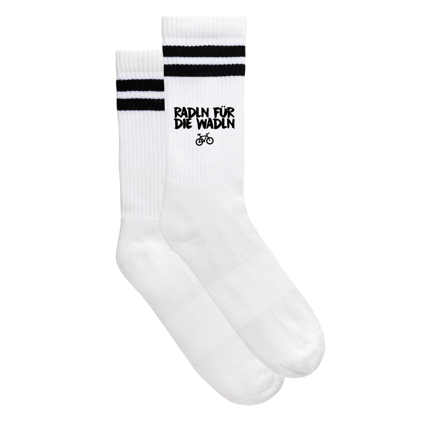 Sportsocken "Radln für die Wadln" - meinherzschlag.de