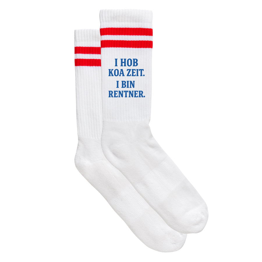 Sportsocken "Rentner" - meinherzschlag.de