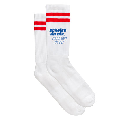 Sportsocken &quot;Scheiss da nix&quot;
