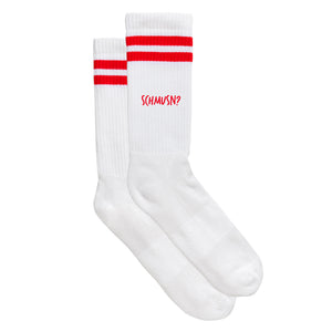 Sportsocken "schmusn?" von meinherzschlag – Produktbild 1 von 6.