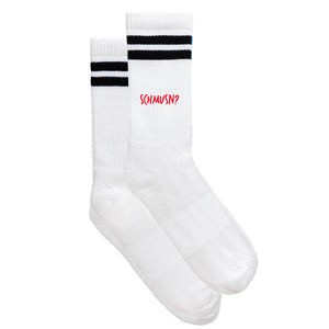 Sportsocken "schmusn?" von meinherzschlag – Produktbild 2 von 6.