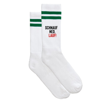 Sportsocken "Schnauf ned, lauf!"