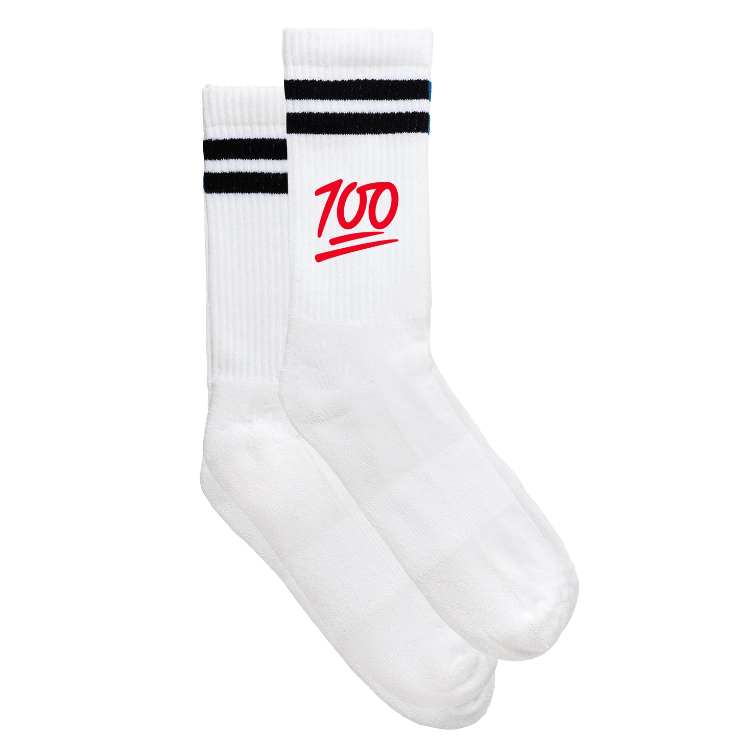 Smiley - Sportsocken "100" - meinherzschlag.de