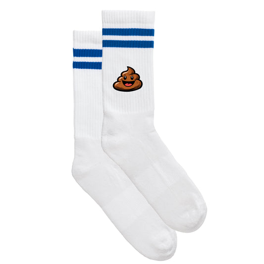 Smiley-Sportsocken "Scheisse"