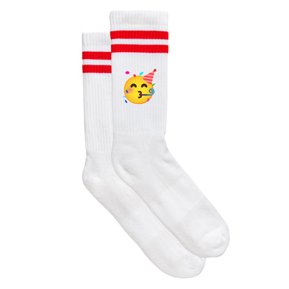 Smiley - Sportsocken "Party" - meinherzschlag.de