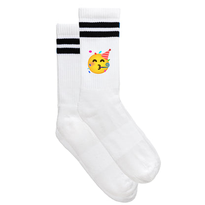 Smiley - Sportsocken "Party" - meinherzschlag.de