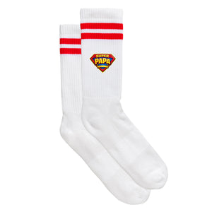 Sportsocken "Super Papa" von meinherzschlag – Produktbild 2 von 6.