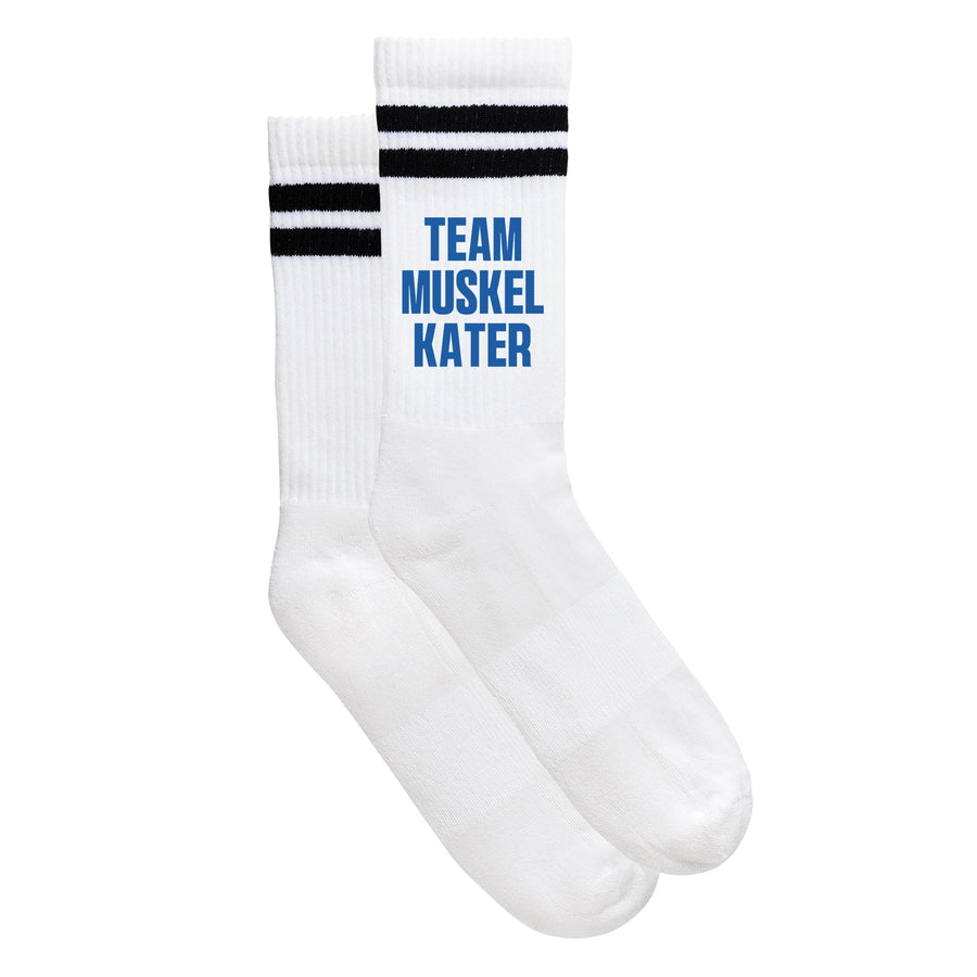 Sportsocken "Team Muskelkater" - meinherzschlag.de