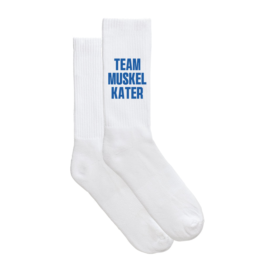 Sportsocken "Team Muskelkater" - meinherzschlag.de