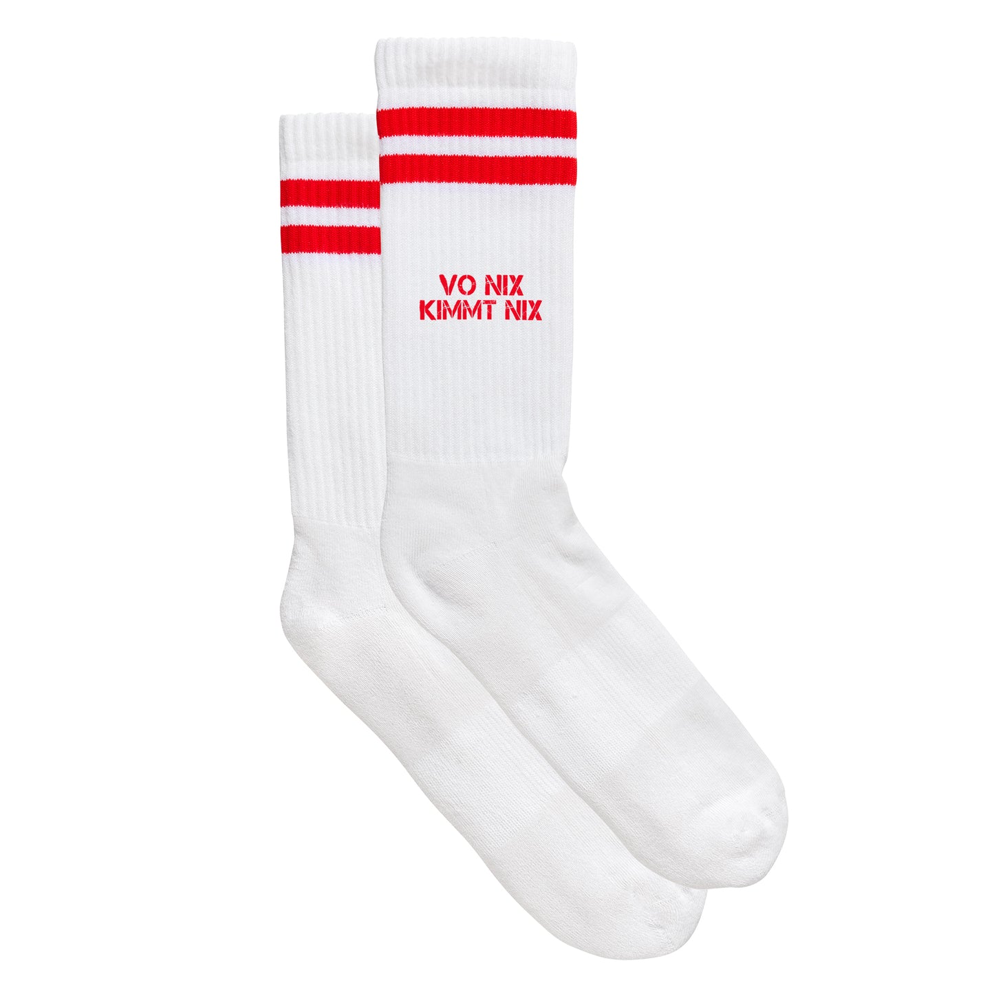 Sportsocken "Vo nix kimmt nix"