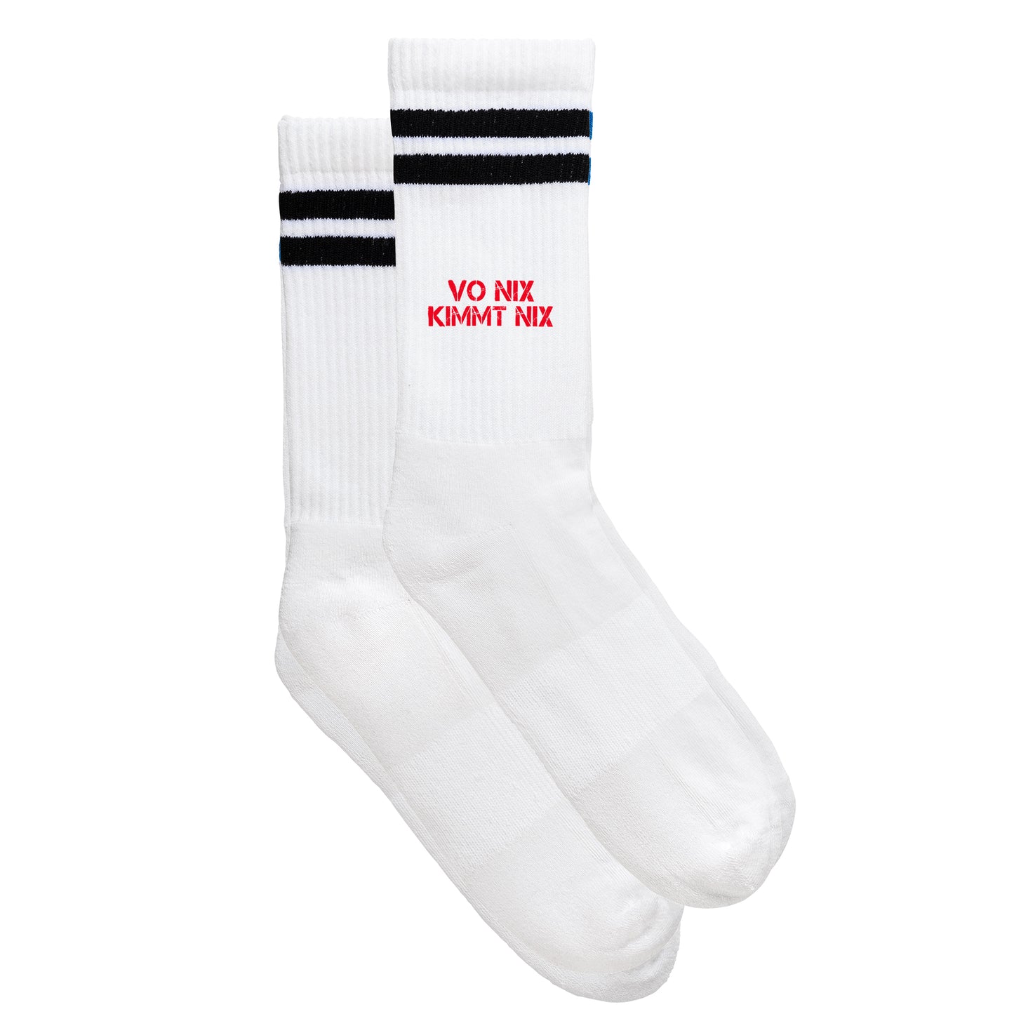 Sportsocken "Vo nix kimmt nix"