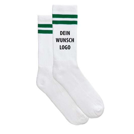 Sportsocken "Wunschlogo" - meinherzschlag.de