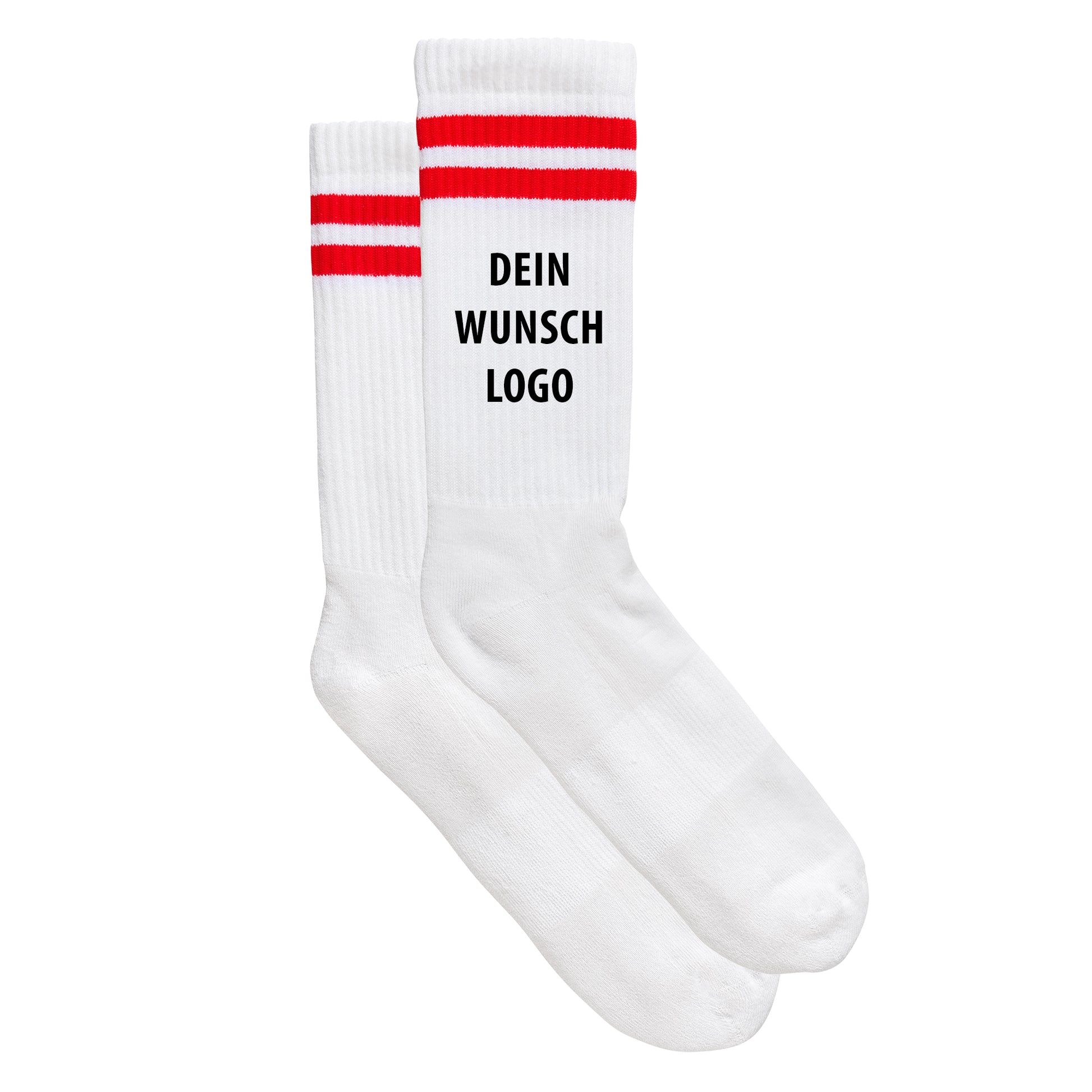Sportsocken "Wunschlogo" - meinherzschlag.de