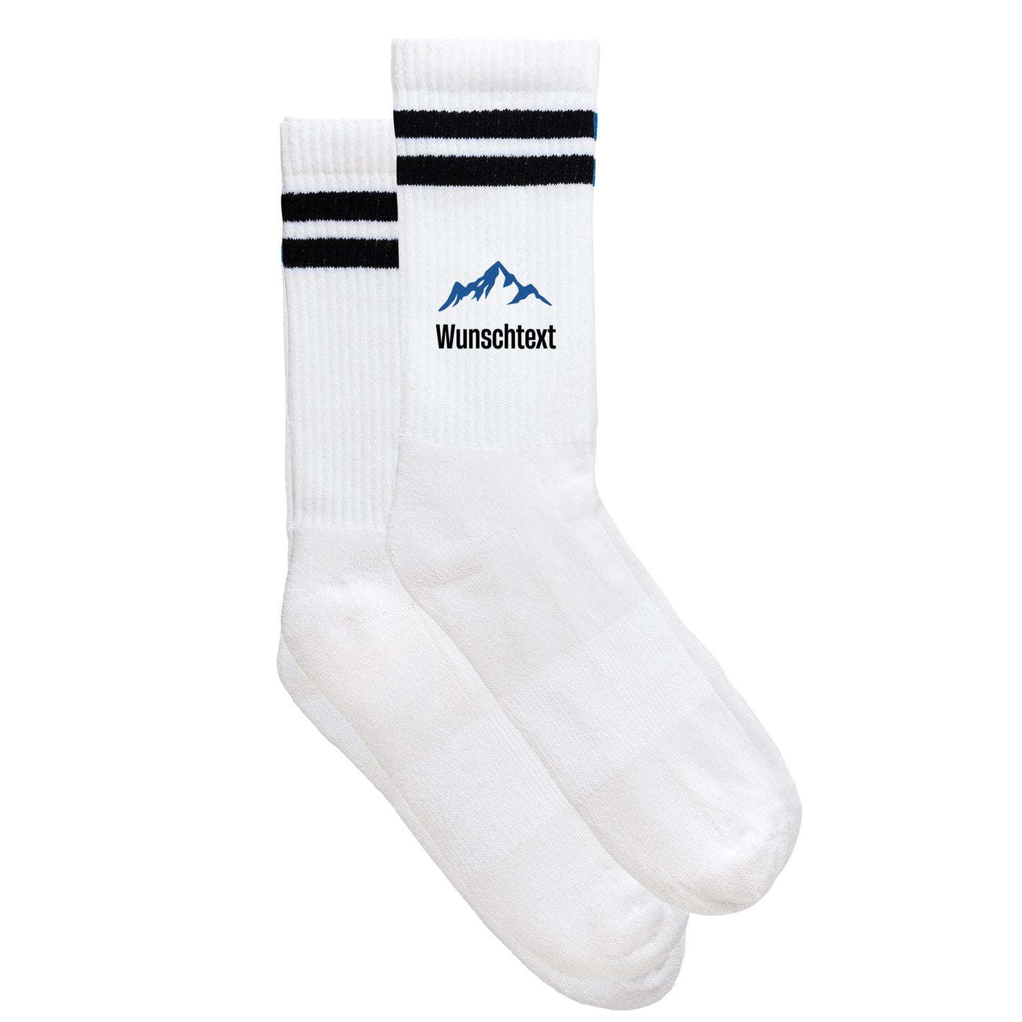 Sportsocken "Berge mit Wunschname"